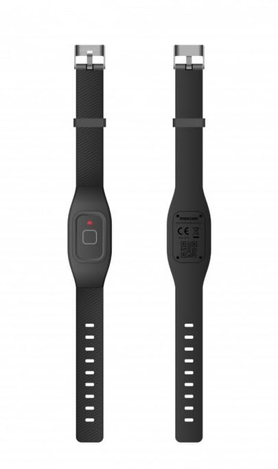 Smartphone para Personas Mayores MAXCOM MS601 + Pulsera SOS Bluetooth FW735, Móvil 4G con Whatsapp, Iconos Grandes, Botón SOS, Base de Carga, Volumen Alto + Pulsera Emergencia con Aviso y Ubicación