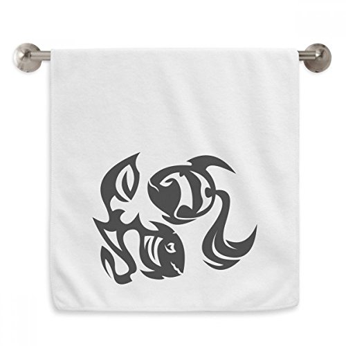 Serviette Constellation Poissons Moelleuse Finition Premium - 2
