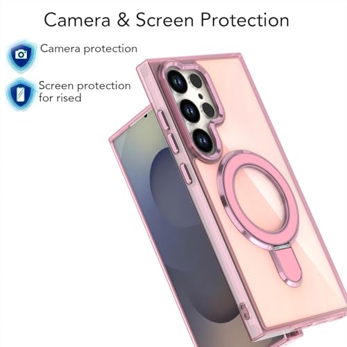 Coque Samsung S23 magnétique rotative avec anneau dégradé - 2