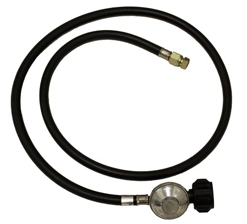 41SVtRaZikL. SL500 Hiland THP-GSL-REG 1/2 Fitting Gas Supply Line and Regulator for Tall Patio Heater, One Size, Grey