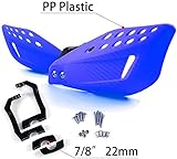 Compatibilidad de los paramanos Powersports: se adapta a manillares de 22 mm, viene con accesorios de tornillo fáciles de instalar.