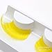 AnHua® New Sexy Fun Ladies Styles Handmade Reusable Long Thick Fancy Party Feather False Eyelashes Makeup Eye Lashes (Yellow)