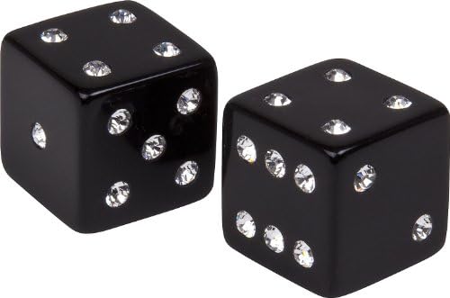 Bello Games Collezioni - Via Struzzi Dice Set from Italy with Genuine Austrian Crystals image 4