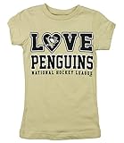 Outerstuff Pittsburgh Penguins NHL Little Girls Love Shirt - Beige