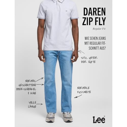 Lee - Jeans Herren - Regular Straight Fit - Daren Zip Fly - Powder – Ansicht 4