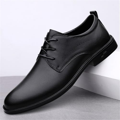 Men's Lace Up Tuxedo Dress Shoes Faux Patent Leather Oxford Formal Prom Shoes2