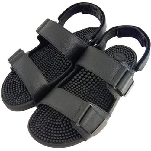 Kenkoh traditional Japanese therapeutic sandals with massaging footbed - stimulate feet pressure points for natural wellness - for men & women