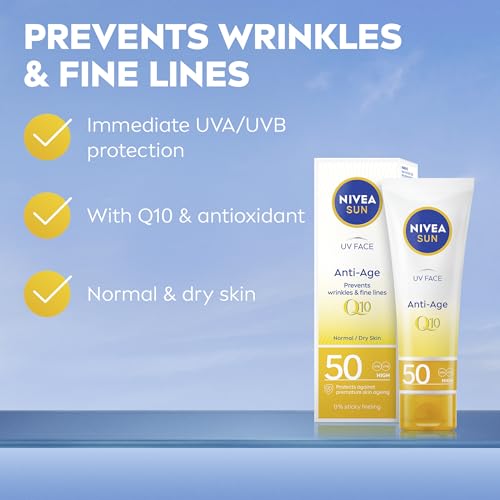 Nivea Sun Q10 Gezichtszonnecrème SPF 50 – 50 ml - View 6