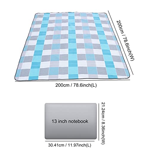Tapis de pique-nique imperméable couverture camping et plage extra large - 4