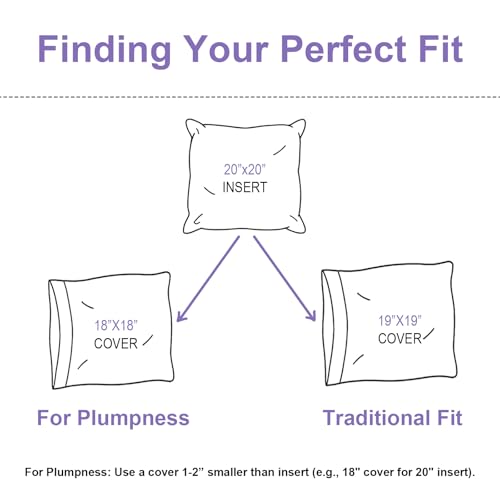 45% Off Wuuyuef 20x20 Pillow Inserts Set of 2 - Hypoallergenic