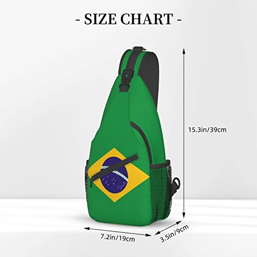 Morrales de bandolera unisex bandera Brasil miniatura 4