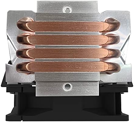Cooler Master Hyper H410R RGB Chłodnica CPU - System Niskoprofilowy, Technologia Direct Contact, 4 Miedziane Ciepłowody, Kompaktowy Radiator z Wentylatorem PWM 92mm RGB - Zgodność z AMD i Intel