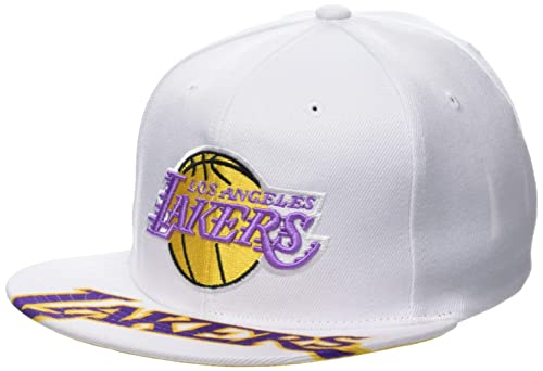 Mitchell & Ness Gorra Snapnack Blanco Lakers miniatura 1