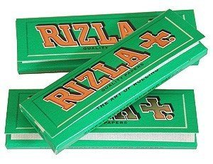 Rizla Green Standard lot de 15 carnets de feuilles régulières pour rouler
