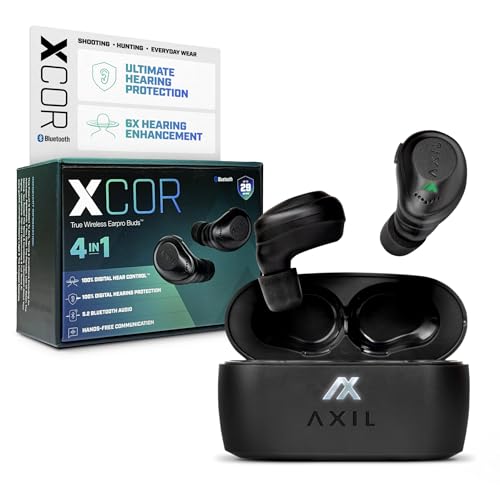 AXIL XCOR PRO Wireless Earbuds Bluetooth — HearPRO Buds with Touch Control — Bluetooth...