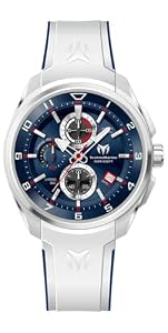 TechnoMarine Ocean Quantum Men's Watch TM-318135 - 44mm White & Blue