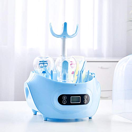 Babyflaschen-Sterilisator mit trocknendem 2-in-1-Multifunktions-Baby-Dampfsterilisator-Topfschrank blau – Bild 4