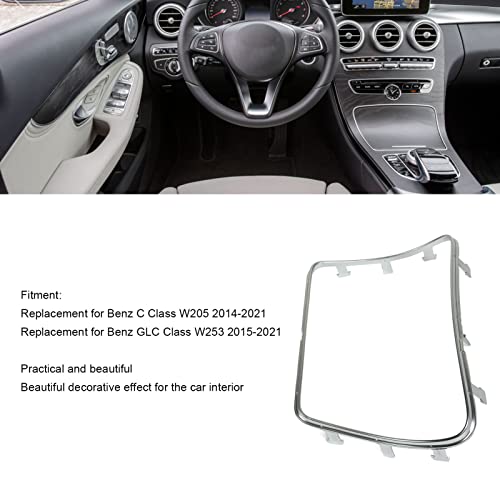 Tira portavasos de agua para carro con anillo plateado miniatura 3