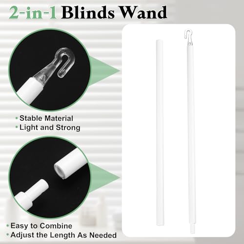 Tige de store vertical anti-blocage 61 cm pour commande de rideau - 4