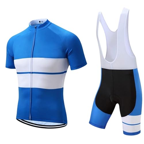 Maillots de cyclisme et bavoir shorts respirants pour hommes ensembles de vélo route