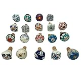 Handmade Ceramic Bottle Stopper | Decorative Wine Bottle Stopper with Stainless Steel Base | Reusable Airtight Wine Saver Gift for Kitchen & Bar (5)