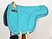 HILASON Horse Bareback Saddle Pad Anti Slip Base Suede Leather Turquoise | Baretek Riding for Horses