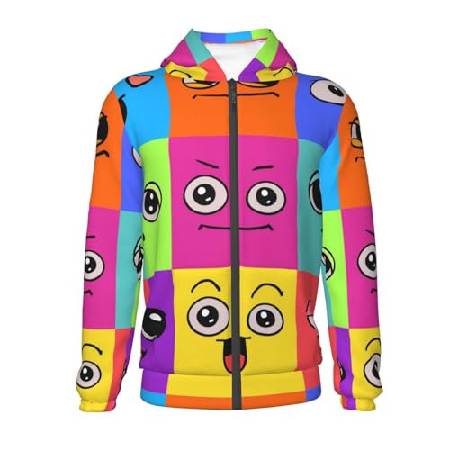 Elephant Giraffe Kid Hoodies Boys Zip Up Sweatshirts Girls Pullover with Pocket2