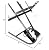 Heavy duty Iron Cross Argentinian asador grill Made in Argentina - Premium Argentine Grill - Parrilla Asado (48 in)