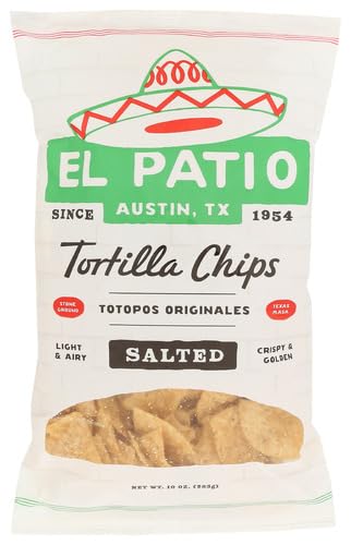 El Patio Chip Tortilla Original 10 oz (Pack of 12)