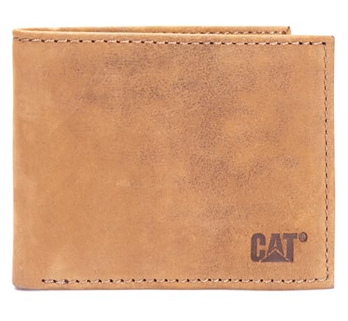 CAT Men's Leather Bifold Wallet