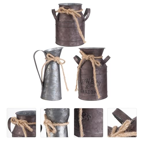 Seau à fleurs rétro rustique pour sublimer votre décoration de jardin et maison - 8