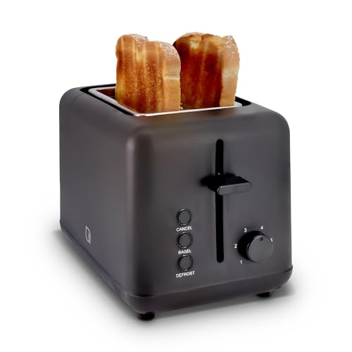 Image of WILLOW Eco Series 2-Slice Toaster, Extra-Wide Slots for Bagels & Artisan Bread, 6 Shade Browning Settings, High-Lift Toast Boost, Removable Crumb Tray, Cancel /Defrost Buttons, Toaster 2 Slice
