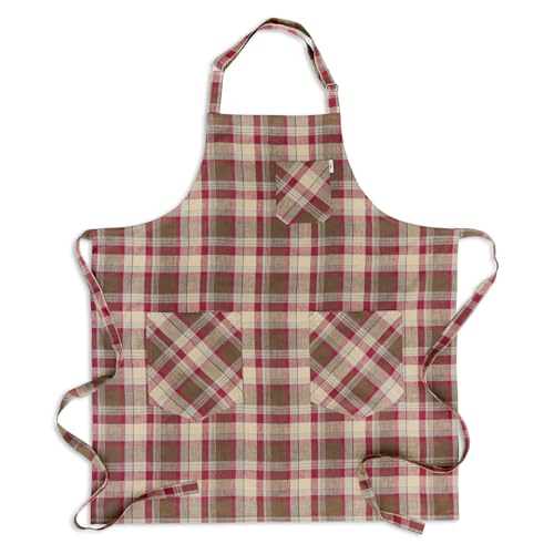 Solino Home Linen Bib Apron for Men & Women -