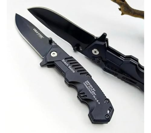 Faca Dobrável Cold Steel 7cr17 Black Sable 20cm