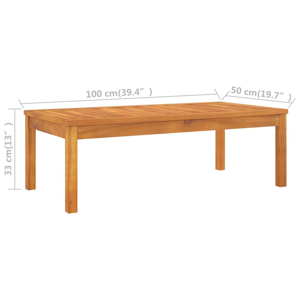 Muebles de jardín Conjunto Exterior 4 Piezas Madera Maciza de Acacia con Cojines Crema para terraza Patio balcón diseño Modular Resistente para Ocio y reunión al Aire Libre