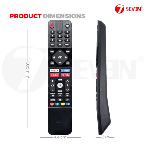 Image of 7SEVEN Compatible for Panasonic Tv Remote Control Original Suitable for Smart Android 4K LED UHD OLED HD Panasonic Television with OTT Hotkeys - Infrared Non Voice Command Remote Control