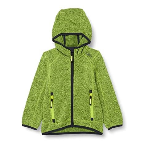 CMP Jungen Knit Tech Mélange Fleece With KID JACKET FIX HOOD Cover