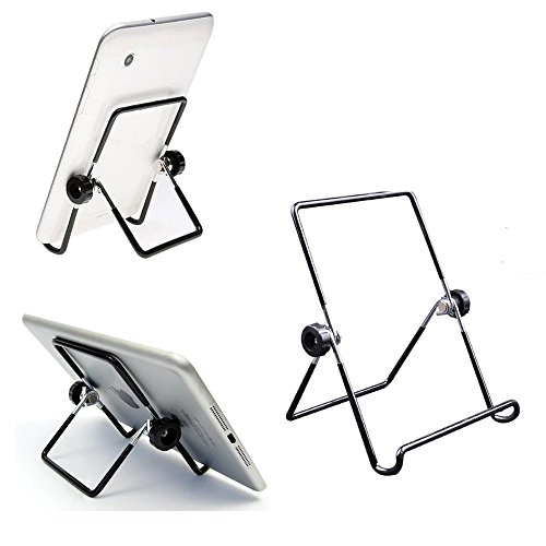Tablet Stand, Portable Foldable Tablets Multi-Angle Non-Slip Adjustable Metal Holder Cradle Fit For 9-12.9 Inch Tablet Pc, Pad (2 Pack) #TOP5
