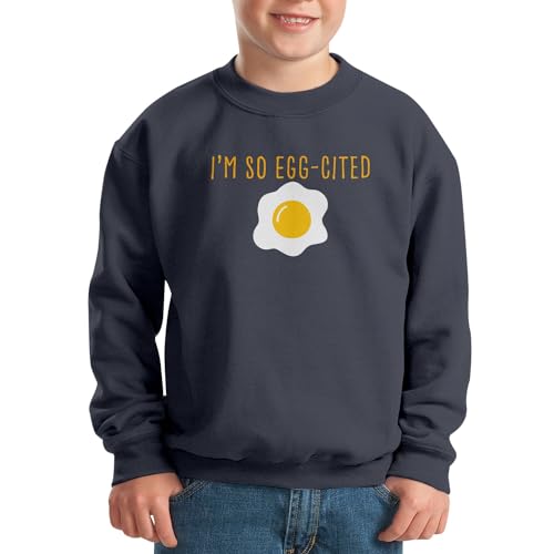Sweatshirt enfant cadeau anniversaire original pull motif œuf rigolo