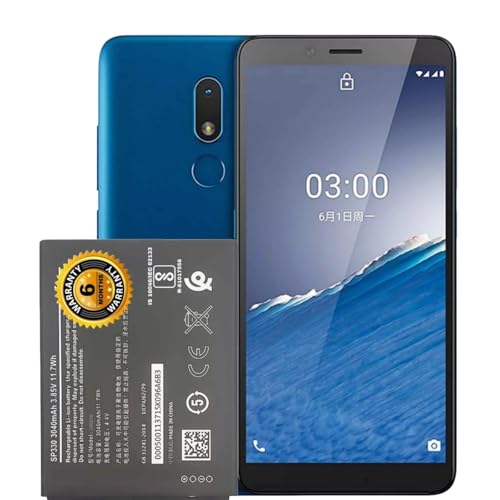 Image of THE BATTERY STORE Original Battery for Nokia C3 SP01Z01Z2249Y Model: SP330 (3040mAh) battrey with 6 Month Warranty and High Capacity Battery Backup (for Nokia C3)