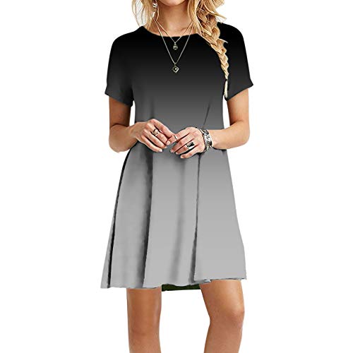 Eduavar Summer Maxi Dresses for Women 2021 Sexy Women Dresses Summer Tie Front V-Neck Spaghetti Strap Button Down A-Line Backless Swing Midi Dress Gray