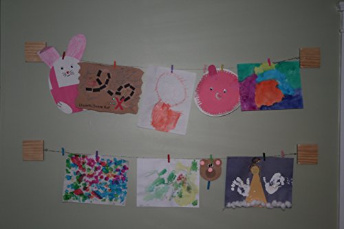 Artwork / Photo Hangline Display Wire Clothesline - Unfinished