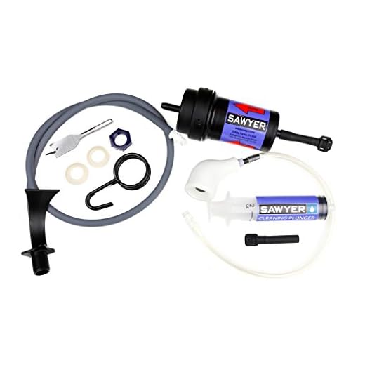 Sawyer produits Sp191 point Zero deux Seau purificateur d'kit de montage avec adaptateur de robinet
