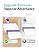 AIR U+ 48 Pack Disposable Power Mop Pads Refills for Swiffer Power Mop, Unscented 14-Layer Thickened Multi-Surface Replacement Mopping Refills Pads for Floor Surface Cleaning
