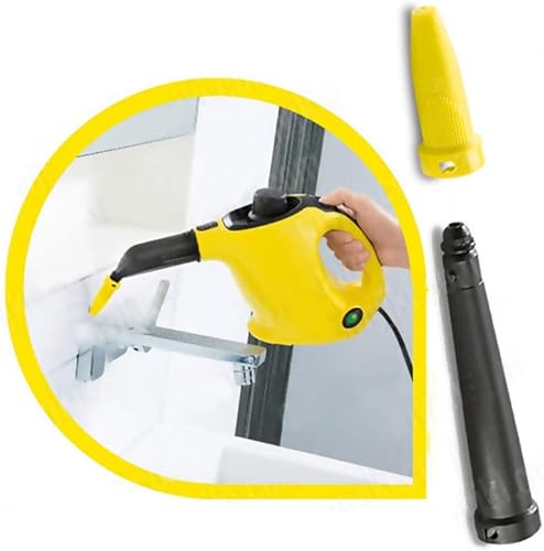 Miniatura 4 de Repuesto de punta de boquilla de vapor para limpiador de vapor Karcher, boquilla de alimentación de vapor de extensión (negro-rojo)