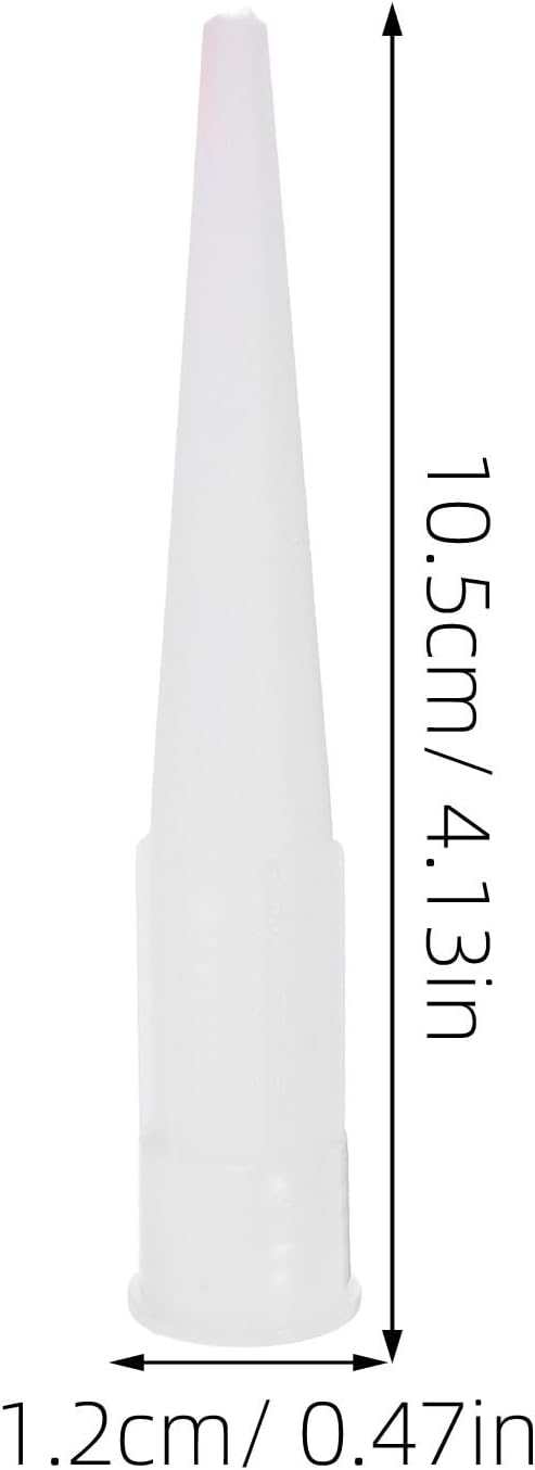 12 Sets Reusable Caulking Nozzle Tips for Tiles and Caulking Tubes, Universal Pe Applicator Nozzles with Precision Application for Professional Construction and Indoor Renovation