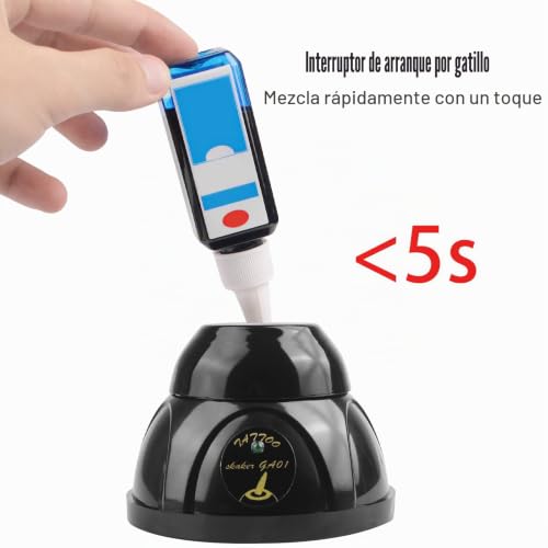 Miniatura 6 de Agitador Vortex, Agitador De Pintura Para Estudios De Uñas, Pintores Y Aficionados, Potente Mini Agitador Con 5200 Rpm, Mezclador De Vórtice Mini Multiusos, Mezclador Eléctrico De Pigmento E Tinta