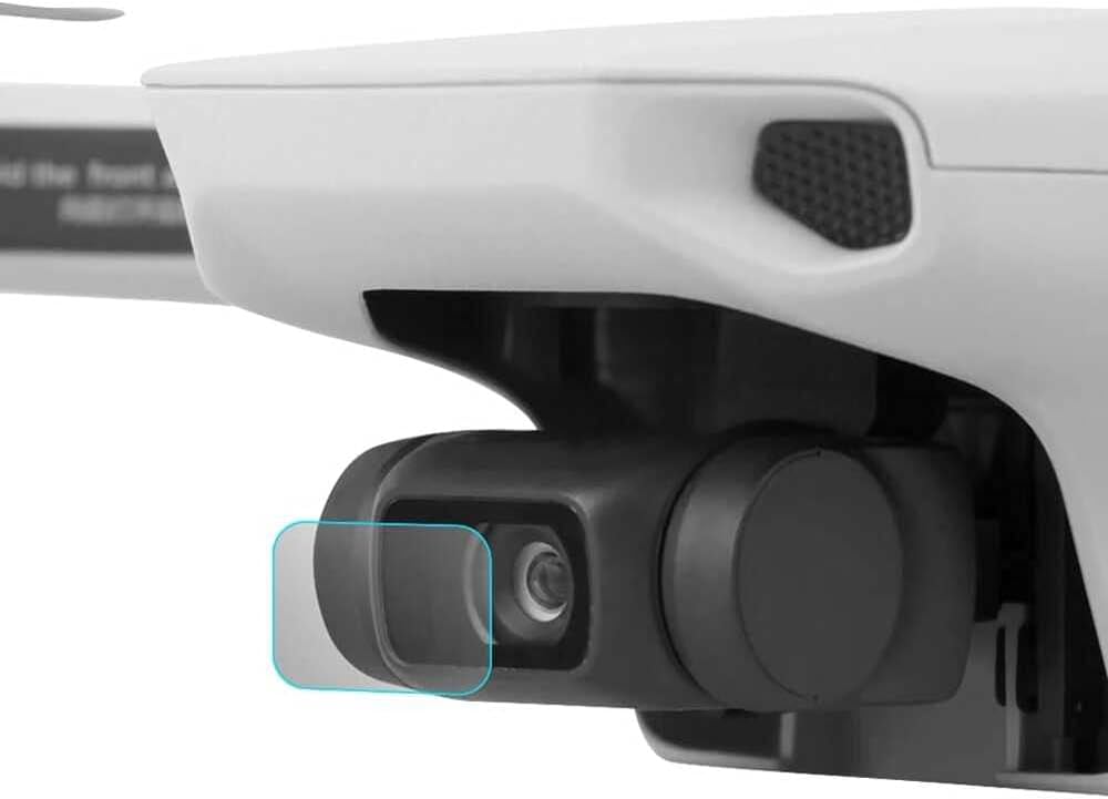 GetZget® Tempered Glass Lens Screen Protector for DJI Mavic Mini/Mini 2/ SE/ 4K Drone,2.5D Round Edges 0.2mm 9H Hardness Tempered Glass Lens Saver Accessory Anti-Scratch [2 Glasses]