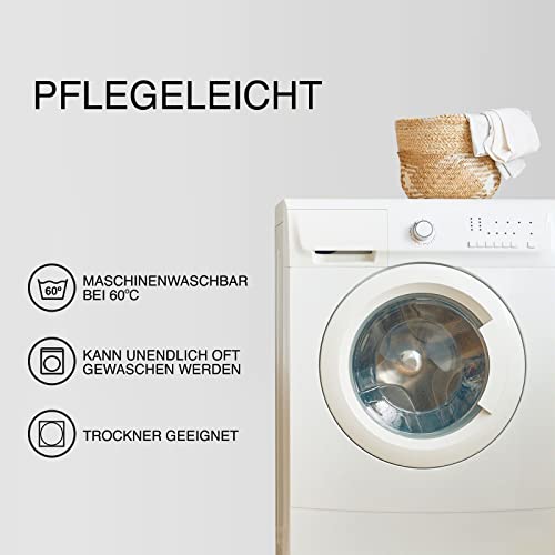 Foto von 4er Pack Frottee Handtücher Set Handtuch 50x100 cm 500 g/m² mit Bordüre Rot