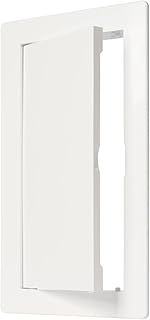 4" x 8" White Plastic Access Panel. Service Shaft Door Panel. Plumbing, Electricity, Heating,